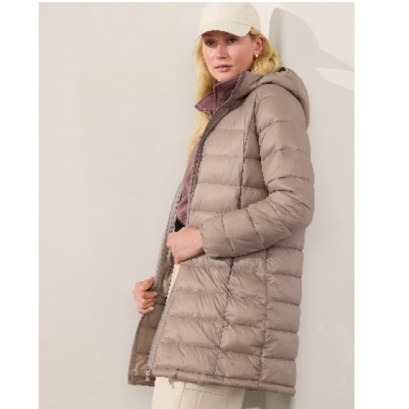 Athleta Jackets & Blazers - Athleta Aire Puffer Parka in Feather Size XX-Small NWT